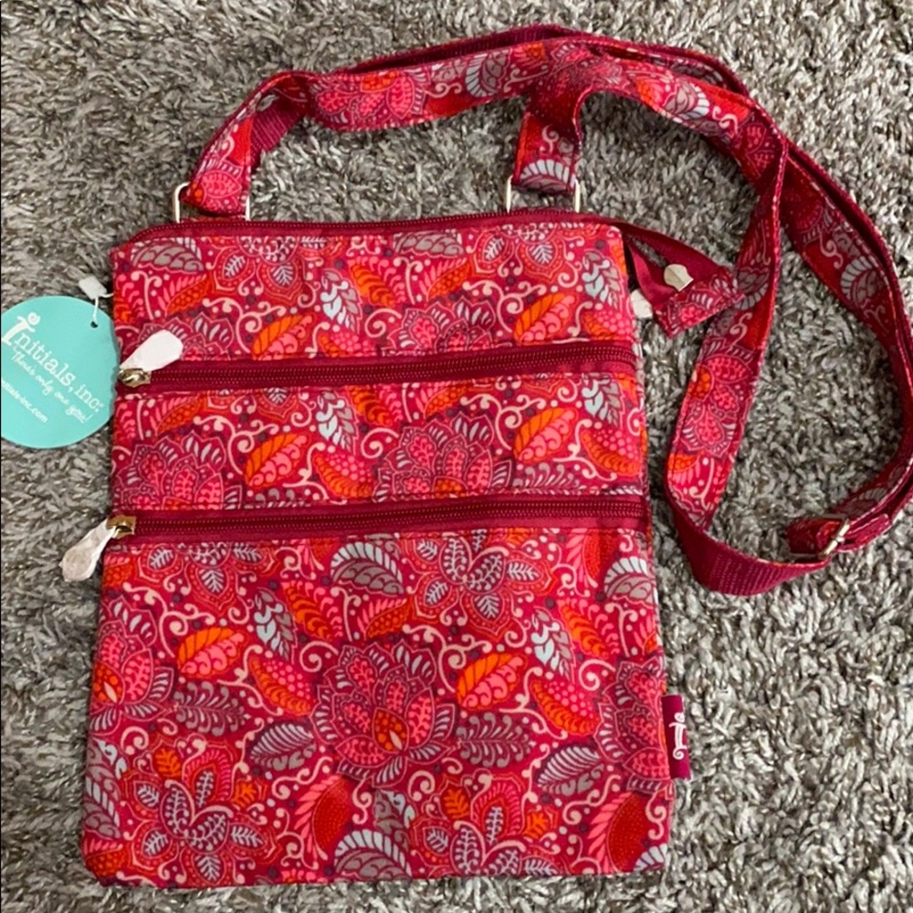 Initials Triple Zip Purse